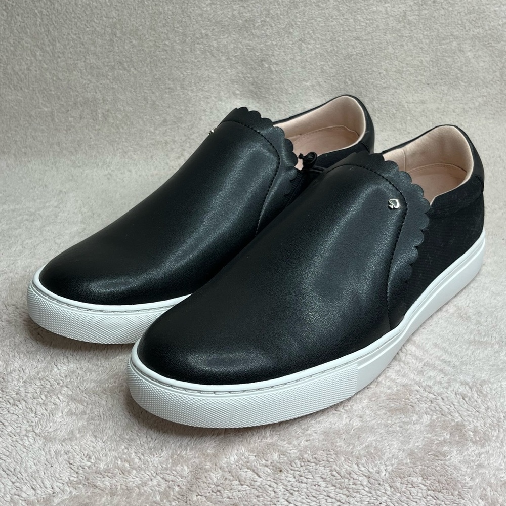 Kate Spade Black Slip-On Sneakers